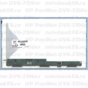 Матрица для ноутбука HP Pavilion DV6-3106er (1366x768 HD) TN, 40pin, Матовая