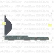 Матрица для ноутбука HP Pavilion G6-2051sr (1366x768 HD) TN, 40pin, Матовая