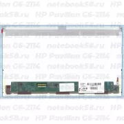 Матрица для ноутбука HP Pavilion G6-2114 (1366x768 HD) TN, 40pin, Матовая