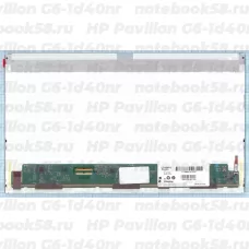 Матрица для ноутбука HP Pavilion G6-1d40nr (1366x768 HD) TN, 40pin, Матовая