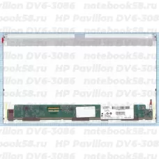 Матрица для ноутбука HP Pavilion DV6-3086 (1366x768 HD) TN, 40pin, Матовая