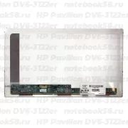 Матрица для ноутбука HP Pavilion DV6-3122er (1366x768 HD) TN, 40pin, Матовая