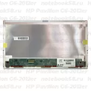 Матрица для ноутбука HP Pavilion G6-2012er (1366x768 HD) TN, 40pin, Матовая