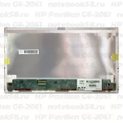 Матрица для ноутбука HP Pavilion G6-2061 (1366x768 HD) TN, 40pin, Матовая