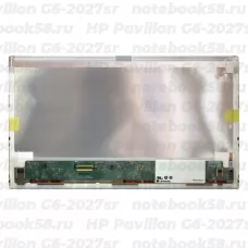 Матрица для ноутбука HP Pavilion G6-2027sr (1366x768 HD) TN, 40pin, Матовая