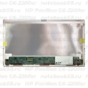 Матрица для ноутбука HP Pavilion G6-2200sr (1366x768 HD) TN, 40pin, Матовая