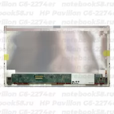 Матрица для ноутбука HP Pavilion G6-2274er (1366x768 HD) TN, 40pin, Матовая