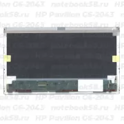 Матрица для ноутбука HP Pavilion G6-2043 (1366x768 HD) TN, 40pin, Матовая