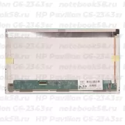 Матрица для ноутбука HP Pavilion G6-2343sr (1366x768 HD) TN, 40pin, Матовая