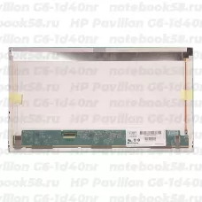 Матрица для ноутбука HP Pavilion G6-1d40nr (1366x768 HD) TN, 40pin, Матовая