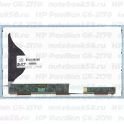 Матрица для ноутбука HP Pavilion G6-2170 (1366x768 HD) TN, 40pin, Матовая