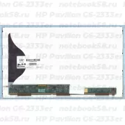 Матрица для ноутбука HP Pavilion G6-2333er (1366x768 HD) TN, 40pin, Матовая