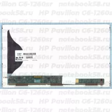 Матрица для ноутбука HP Pavilion G6-1260sr (1366x768 HD) TN, 40pin, Матовая
