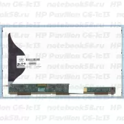 Матрица для ноутбука HP Pavilion G6-1c13 (1366x768 HD) TN, 40pin, Матовая