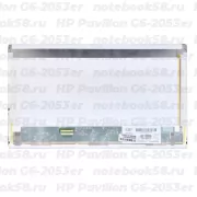 Матрица для ноутбука HP Pavilion G6-2053er (1366x768 HD) TN, 40pin, Матовая