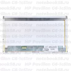 Матрица для ноутбука HP Pavilion G6-1c51nr (1366x768 HD) TN, 40pin, Матовая