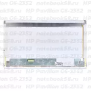 Матрица для ноутбука HP Pavilion G6-2352 (1366x768 HD) TN, 40pin, Матовая