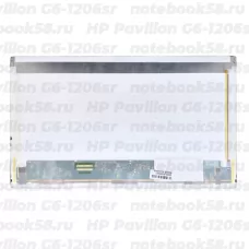 Матрица для ноутбука HP Pavilion G6-1206sr (1366x768 HD) TN, 40pin, Матовая