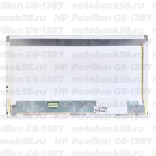 Матрица для ноутбука HP Pavilion G6-1387 (1366x768 HD) TN, 40pin, Матовая