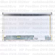 Матрица для ноутбука HP Pavilion DV6-3026er (1366x768 HD) TN, 40pin, Матовая