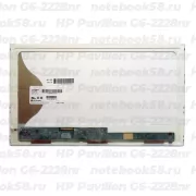 Матрица для ноутбука HP Pavilion G6-2228nr (1366x768 HD) TN, 40pin, Матовая