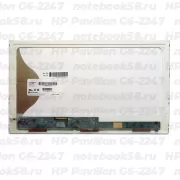 Матрица для ноутбука HP Pavilion G6-2247 (1366x768 HD) TN, 40pin, Матовая