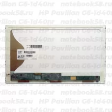 Матрица для ноутбука HP Pavilion G6-1d40nr (1366x768 HD) TN, 40pin, Матовая