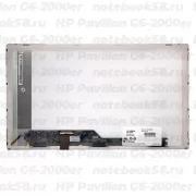 Матрица для ноутбука HP Pavilion G6-2000er (1366x768 HD) TN, 40pin, Матовая