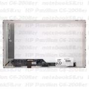 Матрица для ноутбука HP Pavilion G6-2008er (1366x768 HD) TN, 40pin, Матовая