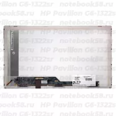 Матрица для ноутбука HP Pavilion G6-1322sr (1366x768 HD) TN, 40pin, Матовая