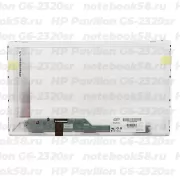 Матрица для ноутбука HP Pavilion G6-2320sr (1366x768 HD) TN, 40pin, Матовая