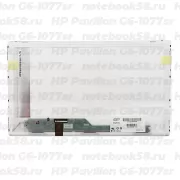 Матрица для ноутбука HP Pavilion G6-1077sr (1366x768 HD) TN, 40pin, Матовая