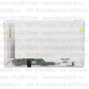 Матрица для ноутбука HP Pavilion G6-2374nr (1366x768 HD) TN, 40pin, Глянцевая