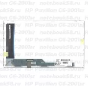 Матрица для ноутбука HP Pavilion G6-2001sr (1366x768 HD) TN, 40pin, Матовая