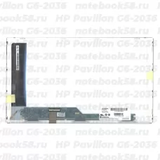 Матрица для ноутбука HP Pavilion G6-2036 (1366x768 HD) TN, 40pin, Матовая