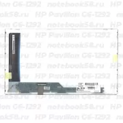 Матрица для ноутбука HP Pavilion G6-1292 (1366x768 HD) TN, 40pin, Матовая