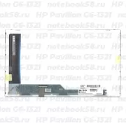 Матрица для ноутбука HP Pavilion G6-1321 (1366x768 HD) TN, 40pin, Матовая