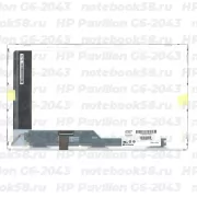 Матрица для ноутбука HP Pavilion G6-2043 (1366x768 HD) TN, 40pin, Матовая