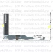 Матрица для ноутбука HP Pavilion G6-2361nr (1366x768 HD) TN, 40pin, Матовая