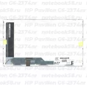 Матрица для ноутбука HP Pavilion G6-2374nr (1366x768 HD) TN, 40pin, Матовая