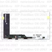 Матрица для ноутбука HP Pavilion G6-2061 (1366x768 HD) TN, 40pin, Матовая