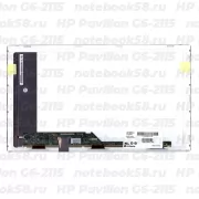 Матрица для ноутбука HP Pavilion G6-2115 (1366x768 HD) TN, 40pin, Матовая