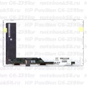 Матрица для ноутбука HP Pavilion G6-2391nr (1366x768 HD) TN, 40pin, Матовая