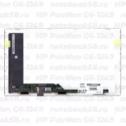 Матрица для ноутбука HP Pavilion G6-1249 (1366x768 HD) TN, 40pin, Матовая