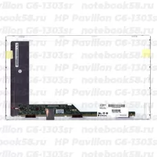 Матрица для ноутбука HP Pavilion G6-1303sr (1366x768 HD) TN, 40pin, Матовая