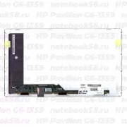 Матрица для ноутбука HP Pavilion G6-1359 (1366x768 HD) TN, 40pin, Матовая