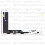 Матрица для ноутбука HP Pavilion DV6-3020er (1366x768 HD) TN, 40pin, Матовая