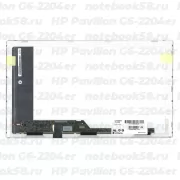 Матрица для ноутбука HP Pavilion G6-2204er (1366x768 HD) TN, 40pin, Глянцевая