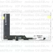 Матрица для ноутбука HP Pavilion G6-2209er (1366x768 HD) TN, 40pin, Глянцевая