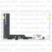 Матрица для ноутбука HP Pavilion G6-1071 (1366x768 HD) TN, 40pin, Глянцевая